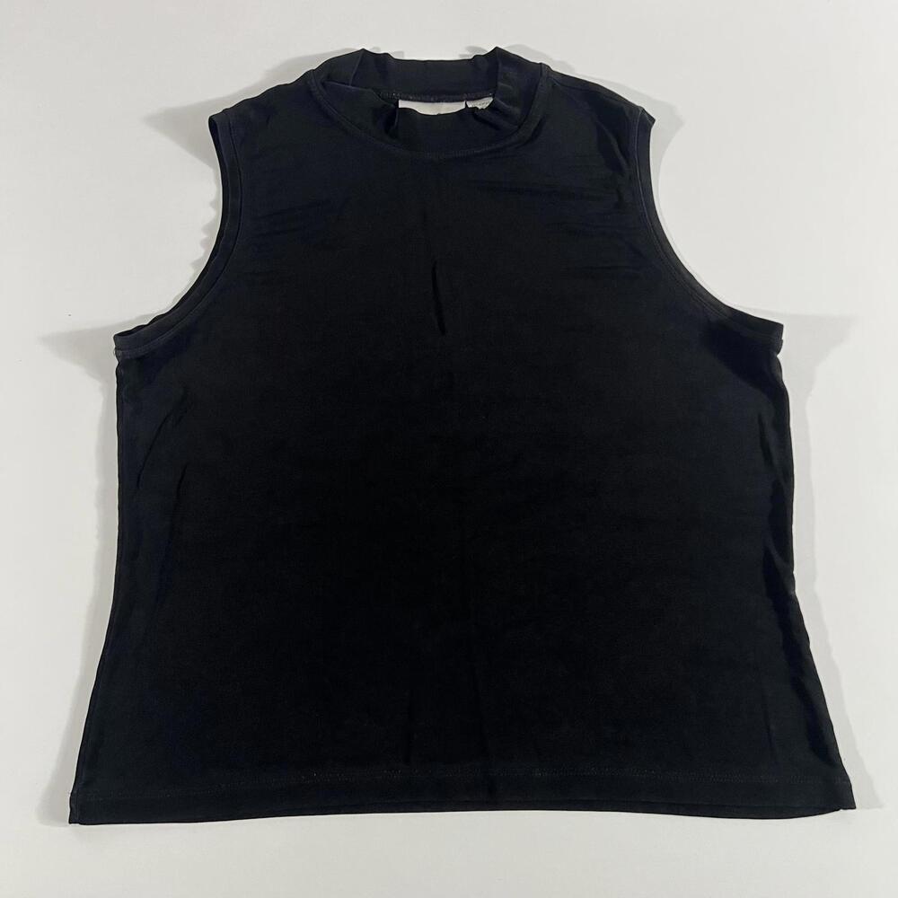 Chico's Private Edition Vintage Made in‎ USA Sleeveless Top - Size 3 - Black